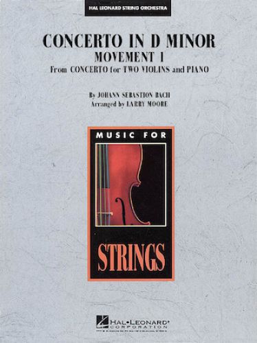 couverture Concerto in D Minor (Movement 1) Hal Leonard