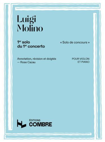 couverture Concerto n1 : solo n1 Combre