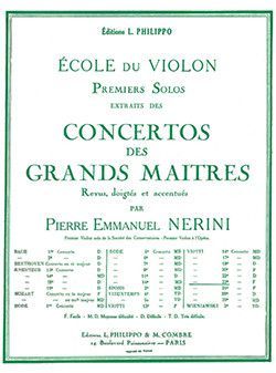 couverture Concerto n23 : solo n1 Combre