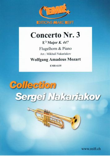 couverture Concerto Nr. 3 In Eb Major (K. 447) Marc Reift