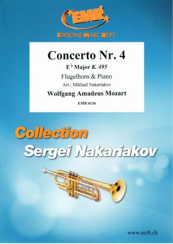 couverture Concerto Nr. 4 In Eb Major (K. 495) Marc Reift