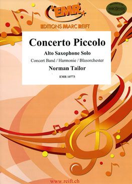 couverture Concerto Piccolo (Alto Sax Solo) Marc Reift