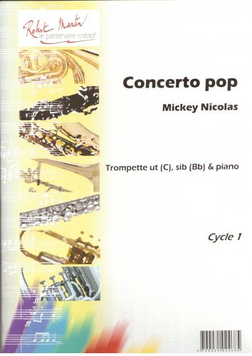 couverture Concerto Pop, Sib ou Ut Robert Martin