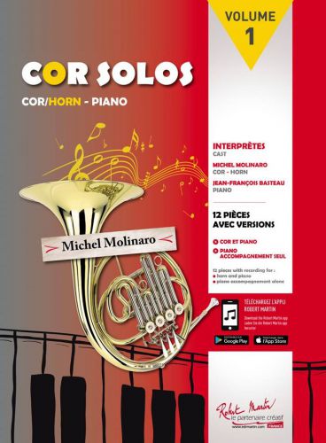 couverture Cor Solos Vol.1 Robert Martin