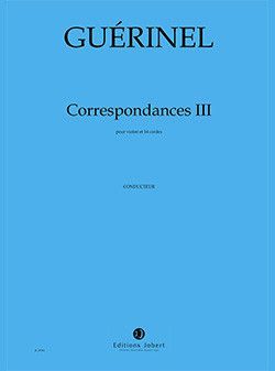 couverture Correspondances III Jobert