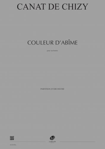 couverture Couleur d'abme Editions Henry Lemoine