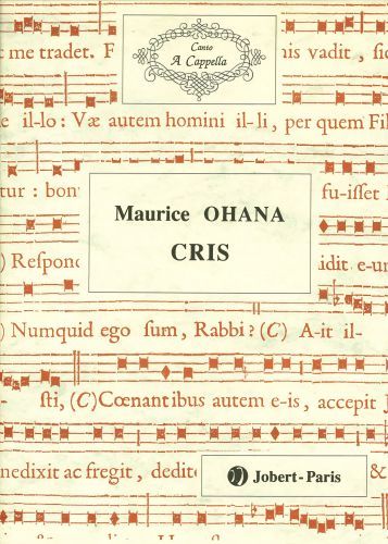 couverture Cris Jobert