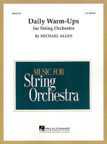 couverture Daily Warm-Ups for String Orchestra Hal Leonard