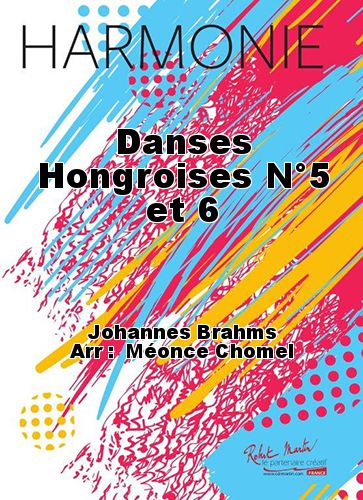 couverture Danses Hongroises N°5 et 6 Robert Martin