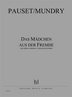 couverture Das Mdchen aus der Fremde Editions Henry Lemoine