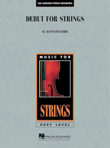 couverture Debut for Strings Hal Leonard