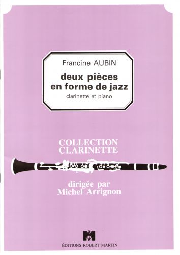 couverture Deux Pièces En Forme de Jazz Editions Robert Martin
