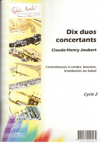 couverture DIX Duos Concertants Editions Robert Martin
