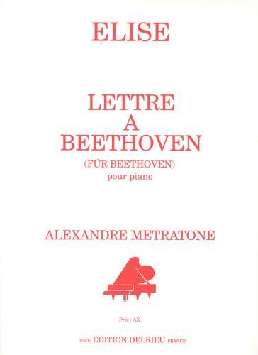 couverture Elise : Lettre � Beethoven Delrieu