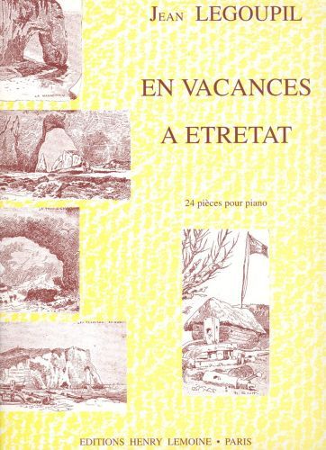 couverture En vacances  Etretat Editions Henry Lemoine