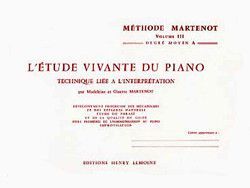 couverture Etude vivante 3 - moyen A Editions Henry Lemoine