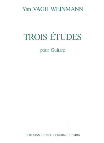 couverture Etudes (3) Editions Henry Lemoine