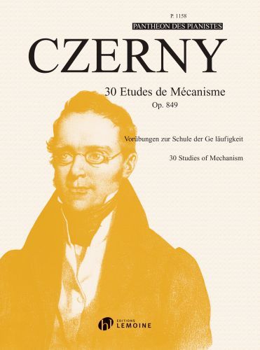couverture Etudes de m�canisme (30) Op.849 Editions Henry Lemoine