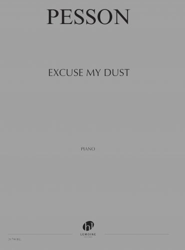 couverture Excuse my dust Editions Henry Lemoine