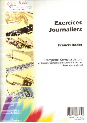 couverture Exercices Journaliers Robert Martin