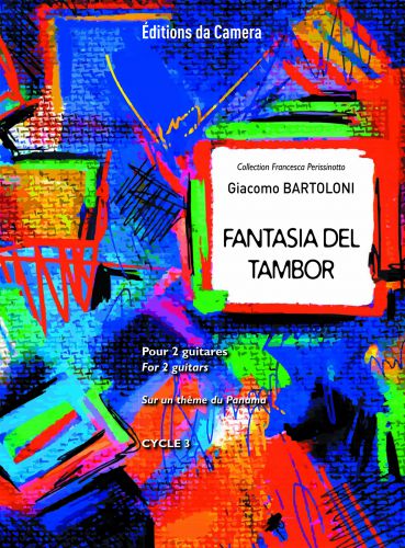 couverture Fantasia del tambor pour 2 guitares DA CAMERA