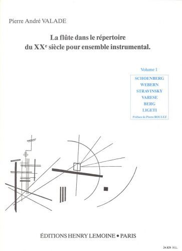 couverture Fl�te dans le r�pertoire du XXe Editions Henry Lemoine