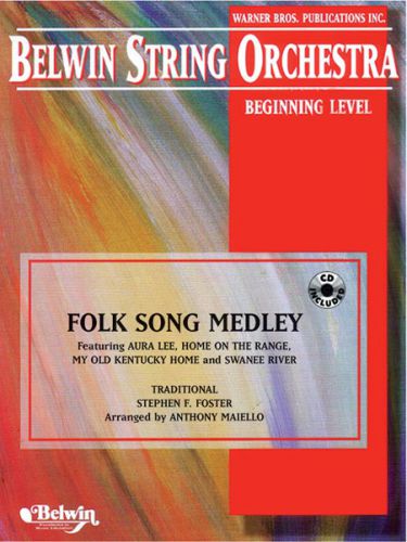 couverture Folk Song Medley Warner Alfred