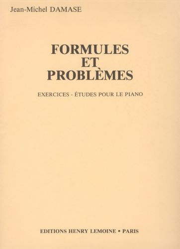 couverture Formules et problmes Editions Henry Lemoine