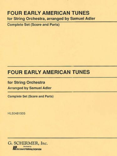 couverture Four Early American Tunes Hal Leonard