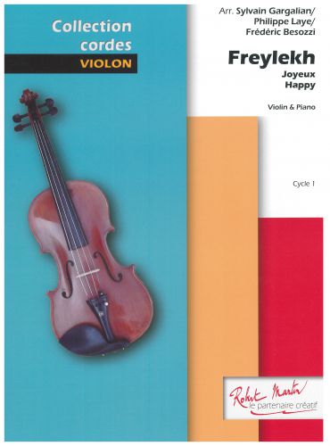 couverture FREYLEKH   musique klezmer Editions Robert Martin