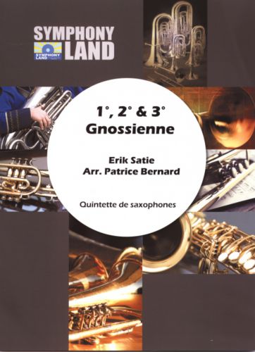 couverture GNOSSIENNE 1er 2ème et 3ème pour Quintette de saxophones Symphony Land