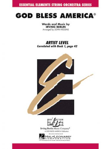couverture God Bless America Hal Leonard