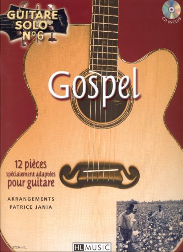 couverture Guitare solo n6 : Gospel Editions Henry Lemoine