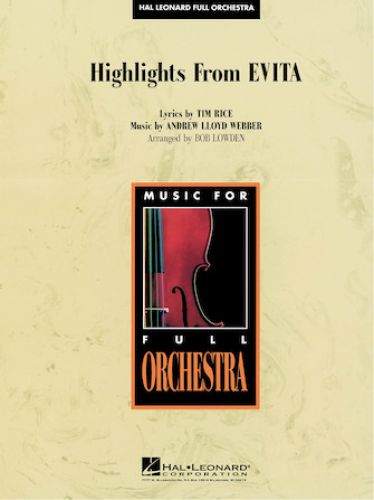 couverture Highlights from Evita Hal Leonard