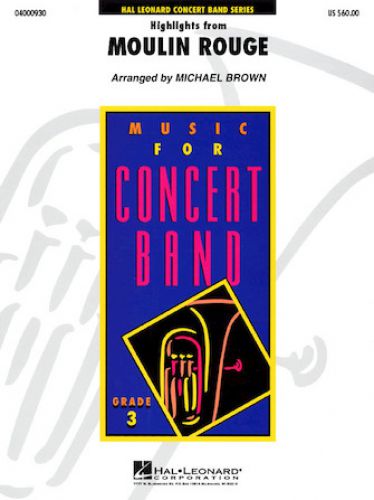 couverture Highlights from Moulin Rouge Hal Leonard