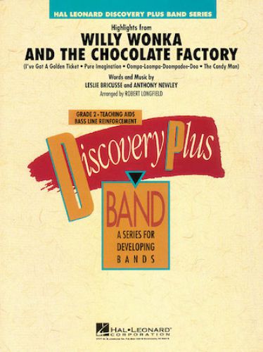 couverture Highlights From Willy Wonka The Chocolate Factory Hal Leonard