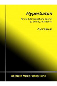 couverture HYPERBATON Resolute Music Publication