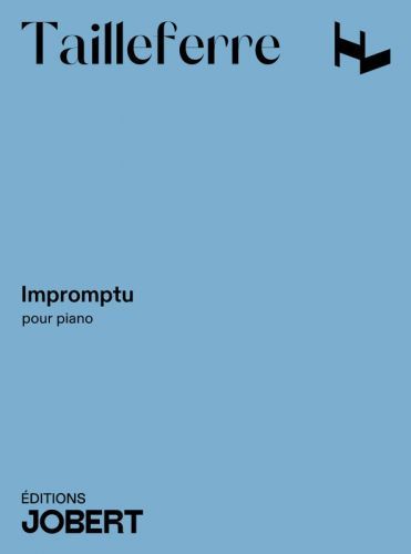 couverture Impromptu pour piano Jobert