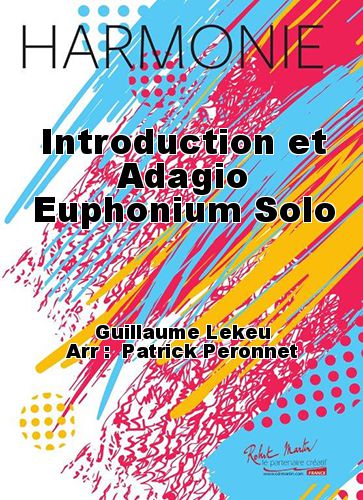 couverture Introduction et Adagio Euphonium Solo Robert Martin