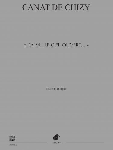 couverture J'ai vu le ciel ouvert Editions Henry Lemoine