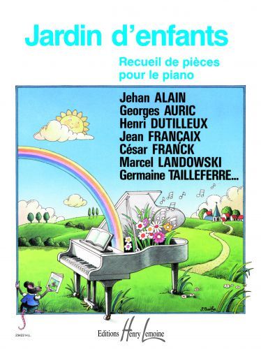 couverture Jardin d'enfants Editions Henry Lemoine