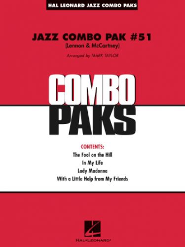 couverture Jazz Combo Pak #51 (Lennon & McCartney) Hal Leonard