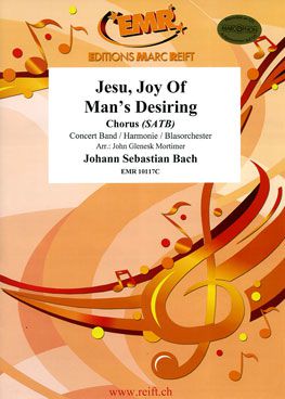 couverture Jesu, Joy Of Man's Desiring (Jesu bleibet meine Freude) (+ Chorus SATB) Marc Reift
