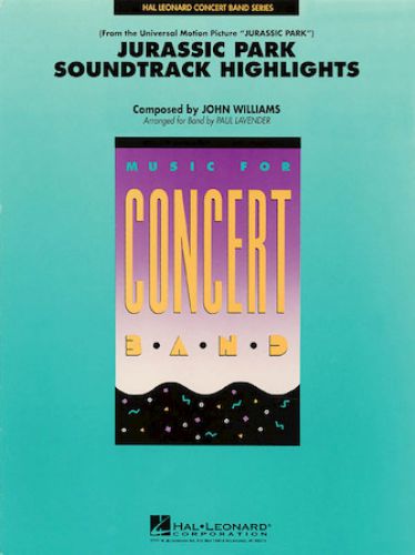 couverture Jurassic Park Soundtrack Highlights Hal Leonard