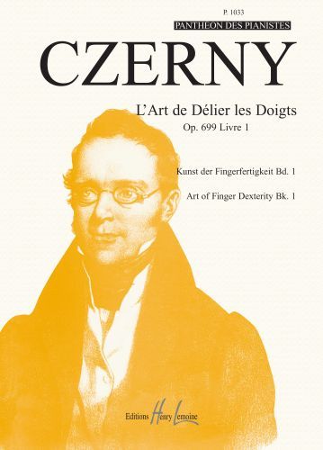 couverture L'Art de d�lier les doigts Op.699 Vol.1 Editions Henry Lemoine