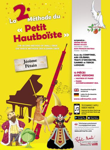 couverture LA 2EME METHODE DU PETIT HAUTBOISTE Editions Robert Martin