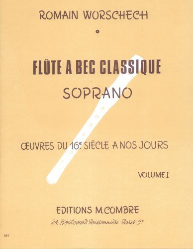 couverture La Flte  bec classique vol.1 Combre