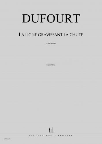 couverture La Ligne gravissant la chute - Hommage � Chopin Editions Henry Lemoine