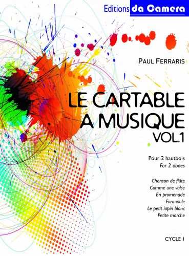 couverture Le cartable  musique - duos de hautbois  vol.1 DA CAMERA