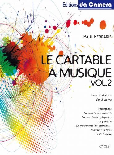 couverture Le cartable  musique  duos de violons  vol.2 DA CAMERA